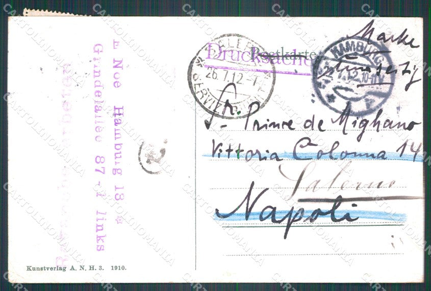 Deutschland Hamburg Lombartsbrucke AK ansichtskarten XC7363 – retro