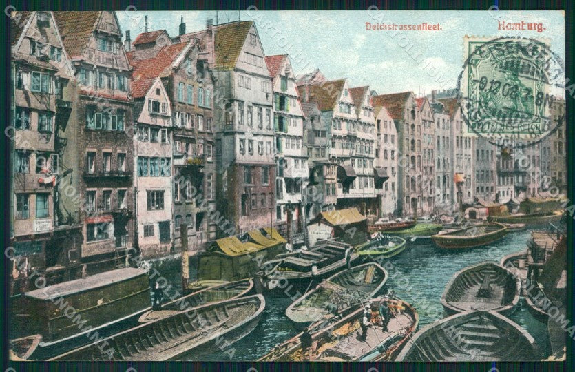 Deutschland Hamburg Deichstrassenfleet AK ansichtskarten XC7365 – fronte