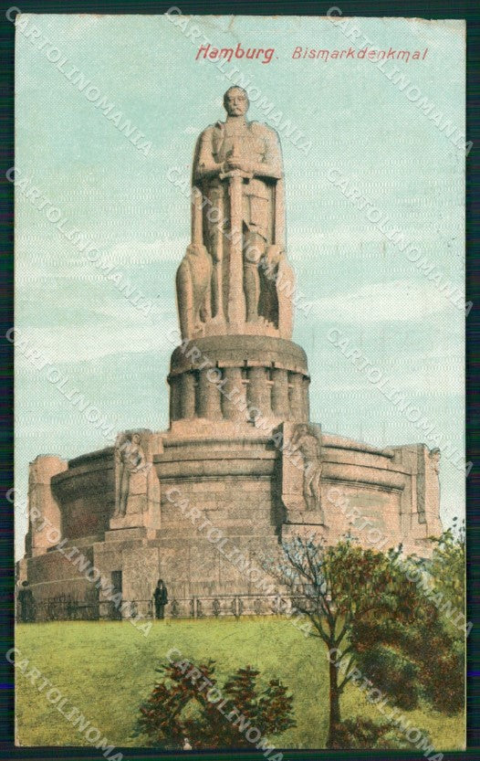 Deutschland Hamburg Bismarckdenkmal TEAR AK ansichtskarten XC7372 – fronte