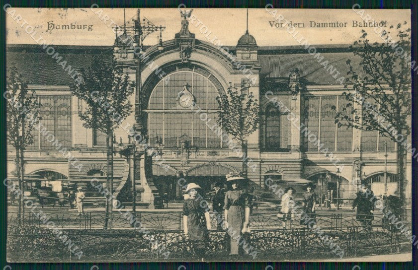 Deutschland Hamburg Vor dem Dammtor Bahnhoff AK ansichtskarten XC7378 – fronte