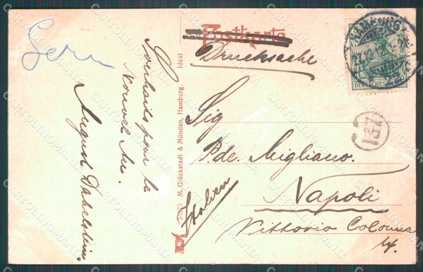Deutschland Hamburg Vor dem Dammtor Bahnhoff AK ansichtskarten XC7378 – retro