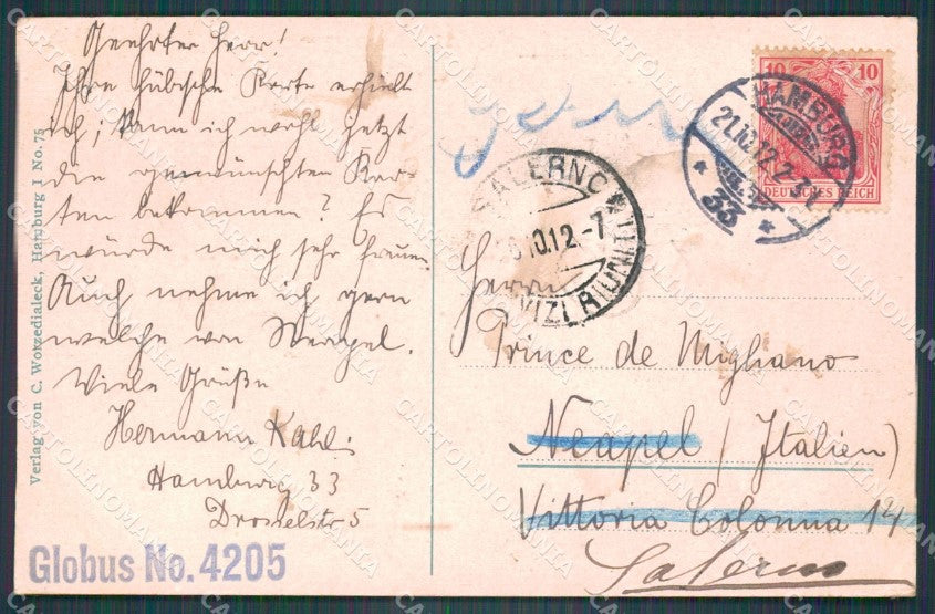 Deutschland Hamburg Walkuren Denkmal AK ansichtskarten XC7379 – retro