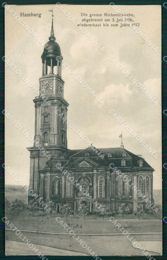 Deutschland Hamburg Michaeliskirche AK ansichtskarten XC7382 – fronte
