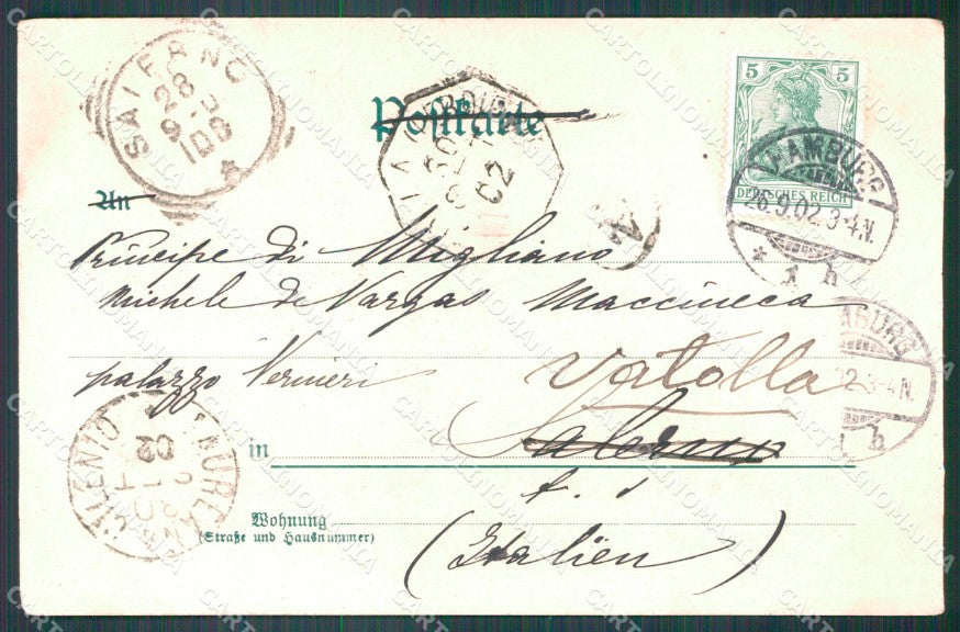 Deutschland Hamburg Hotel Belvedere AK ansichtskarten XC7396 – retro