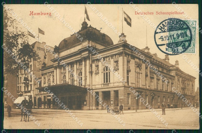 Deutschland Hamburg Deutsches Schauspielhaus WRINKLES AK ansichtskarten XC7397 – fronte