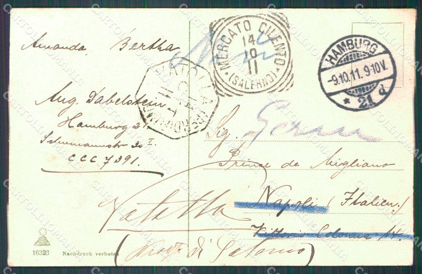 Deutschland Hamburg Deutsches Schauspielhaus WRINKLES AK ansichtskarten XC7397 – retro