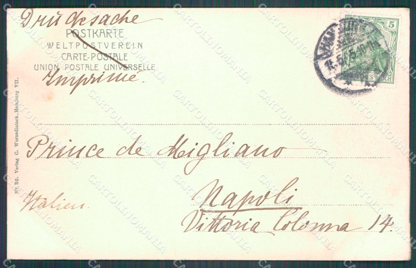 Deutschland Hamburg Kaiser Denkmal AK ansichtskarten XC7401 – retro