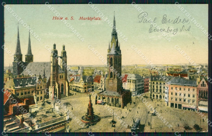 Deutschland Sachsen Anhalt Halle Saale Marktplatz AK ansichtskarten XC7408 – fronte
