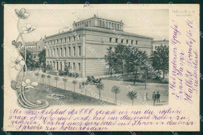 Deutschland Sachsen Anhalt Halle Saale Universitat AK ansichtskarten XC7409 – fronte
