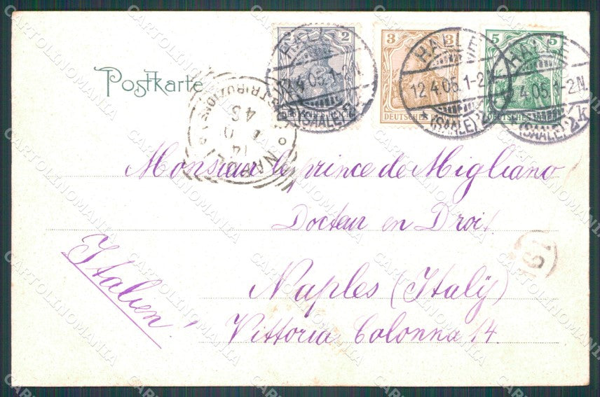 Deutschland Sachsen Anhalt Halle Saale Universitat AK ansichtskarten XC7409 – retro