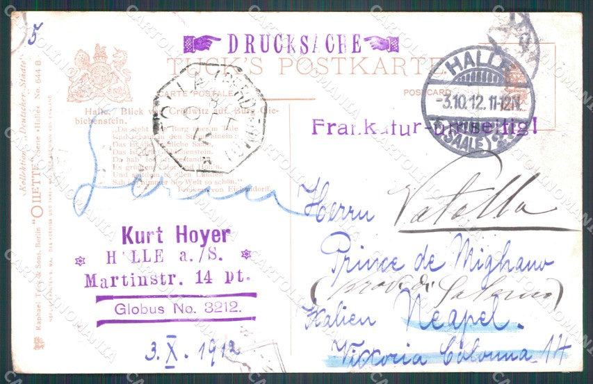 Deutschland Sachsen Anhalt Halle Saale Burg Giebichenstein ansichtskarten XC7411 – retro