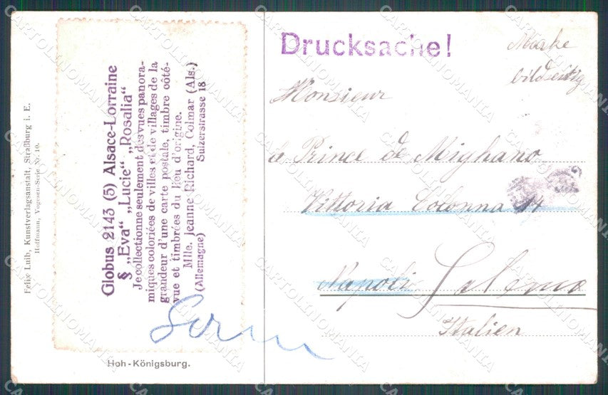 France Alsace Chateau du Haut Koenigsbourgn AK ansichtskarten XC7424 – retro