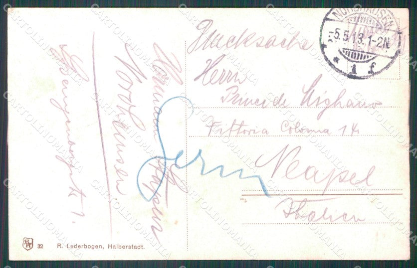 Deutschland Sachsen Anhalt Konigsberg Brocken CREASED AK ansichtskarten XC7433 – retro