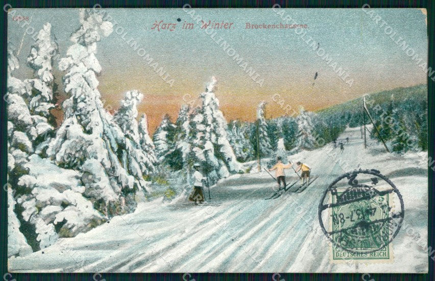 Deutschland Sachsen Anhalt Harz Eckerloch CORNER CREASED ansichtskarten XC7434 – fronte
