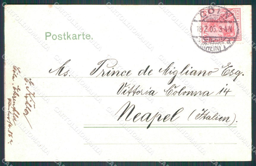 Deutschland Nordrhein Westfalen Koln am Rhein ABRADED AK ansichtskarten XC7451 – retro