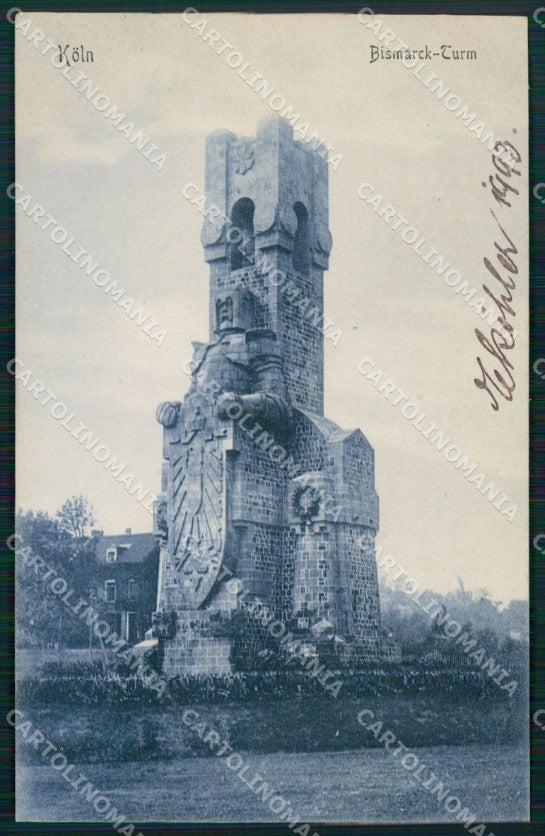 Deutschland Nordrhein Westfalen Koln Rhein Bismarck Turm ansichtskarten XC7457 – fronte