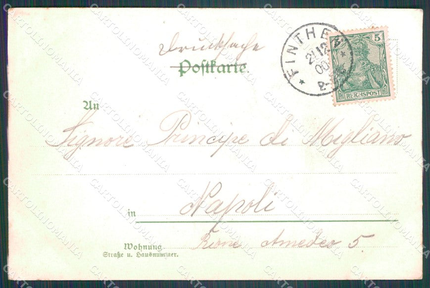 Deutschland Rheinland Pfalz Konigsborg Wasserfall Gruss AK ansichtskarten XC7466 – retro