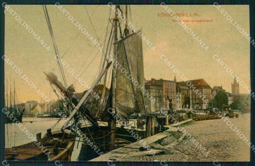 Russland Kaliningrad Konigsberg Lindenmarkt AK ansichtskarten XC7469 – fronte