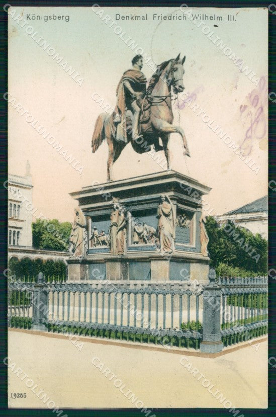 Russland Kaliningrad Konigsberg F W Denkmal AK ansichtskarten XC7477 – fronte