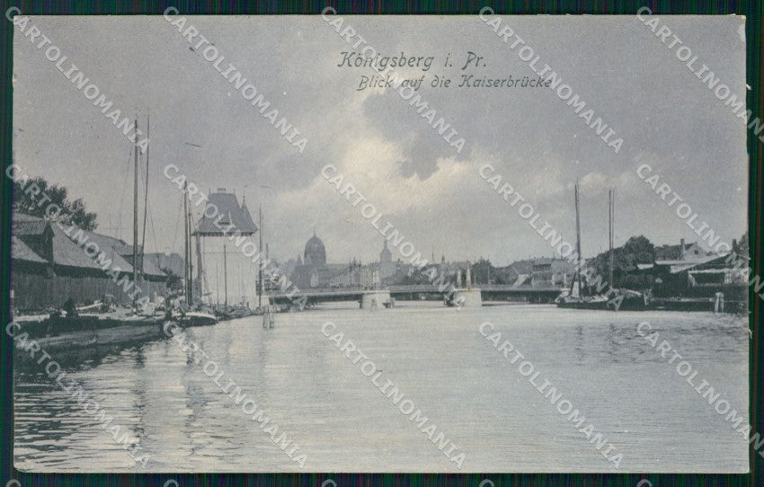 Russland Kaliningrad Konigsberg Kaiserbrucke AK ansichtskarten XC7493 – fronte