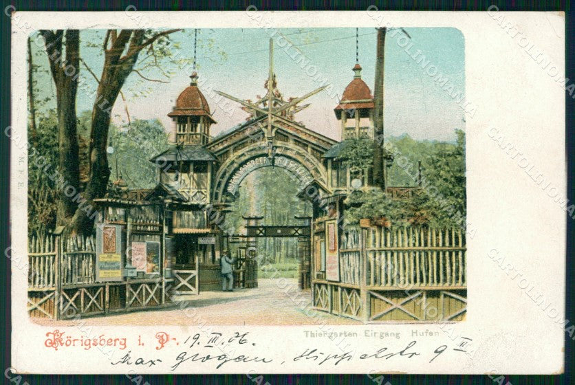 Russland Kaliningrad Konigsberg Thiergarten AK ansichtskarten XC7495 – fronte