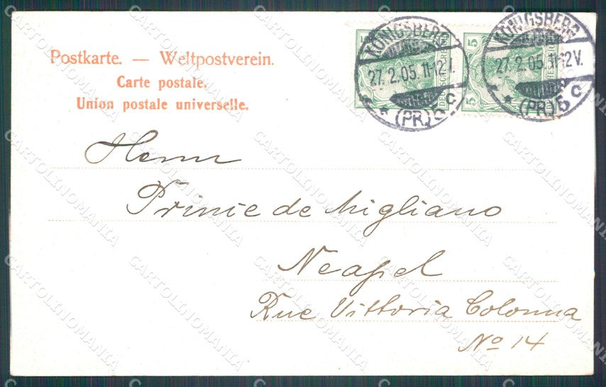 Russland Kaliningrad Konigsberg Der Pregel AK ansichtskarten XC7497 – retro
