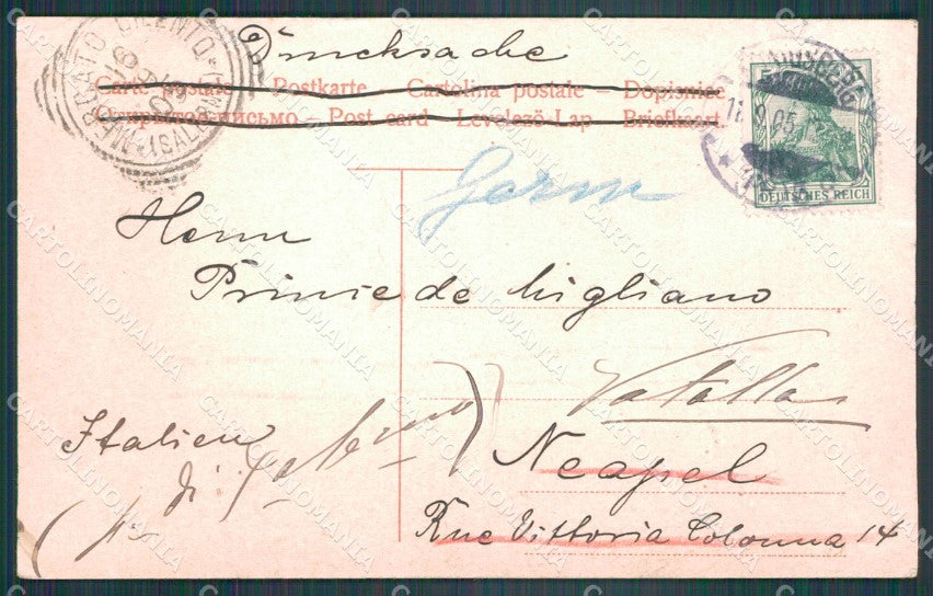 Russland Kaliningrad Konigsberg Hauptstrasse ABRADED AK ansichtskarten XC7498 – retro