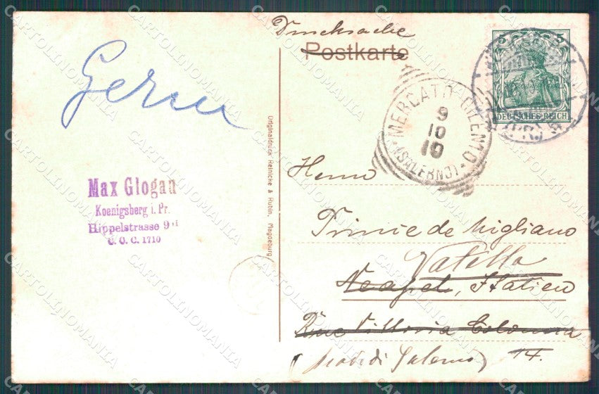 Russland Kaliningrad Konigsberg Pregel CREASED AK ansichtskarten XC7503 – retro