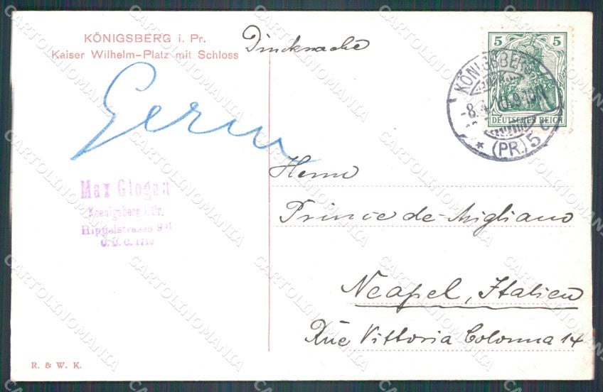 Russland Kaliningrad Konigsberg Kaiser Wilheim Platz AK ansichtskarten XC7534 – retro