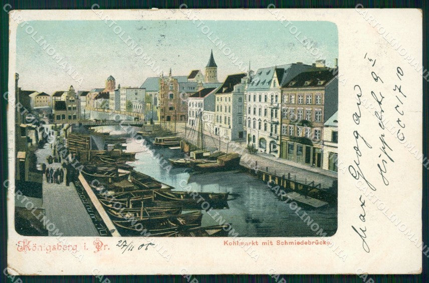 Russland Kaliningrad Konigsberg CORNER CREASE AK ansichtskarten XC7536 – fronte