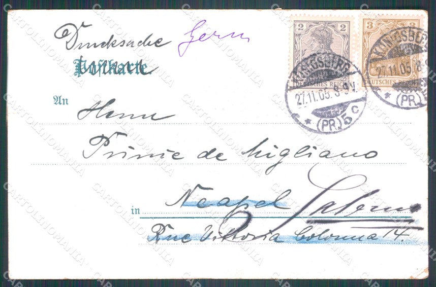 Russland Kaliningrad Konigsberg CORNER CREASE AK ansichtskarten XC7536 – retro
