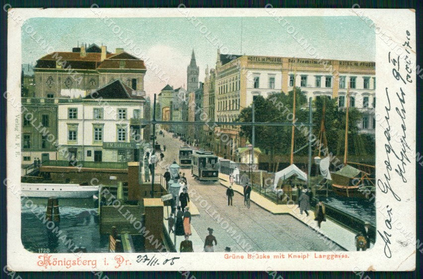 Russland Kaliningrad Konigsberg CORNER CREASE AK ansichtskarten XC7537 – fronte