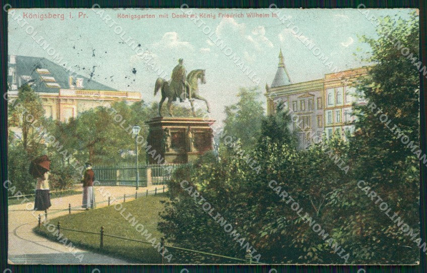 Russland Kaliningrad Konigsberg Kaiser Denkmal TRIMMED AK ansichtskarten XC7542 – fronte