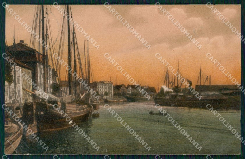 Russland Kaliningrad Konigsberg Lindenmarkt CORNER CREASE ansichtskarten XC7544 – fronte