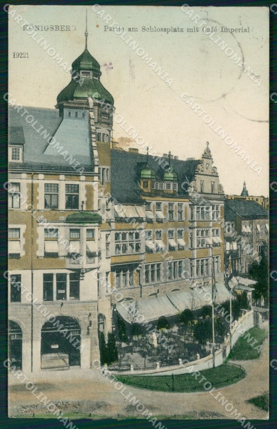 Russland Kaliningrad Konigsberg CafŠ Imperial AK ansichtskarten XC7545 – fronte