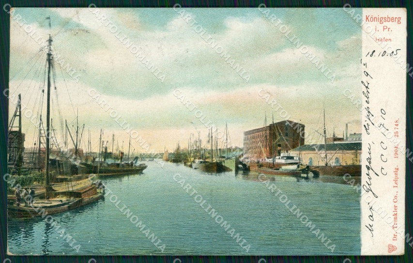 Russland Kaliningrad Konigsberg Hafen AK ansichtskarten XC7549 – fronte