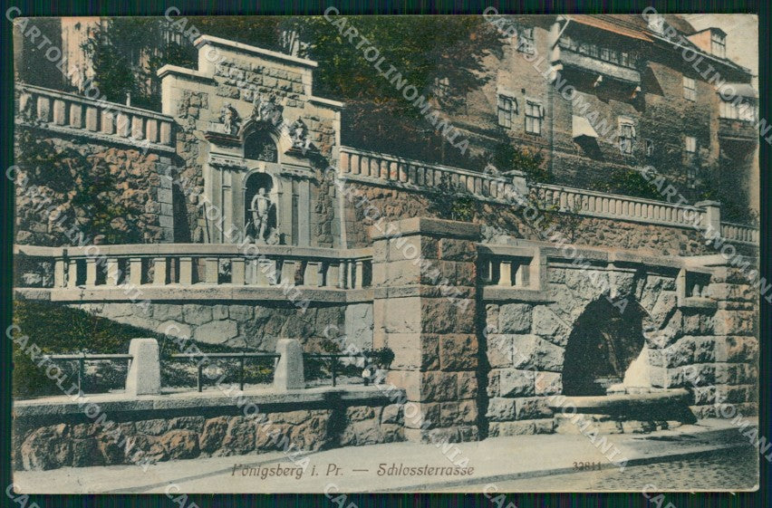 Russland Kaliningrad Konigsberg Schlossterrasse AK ansichtskarten XC7556 – fronte
