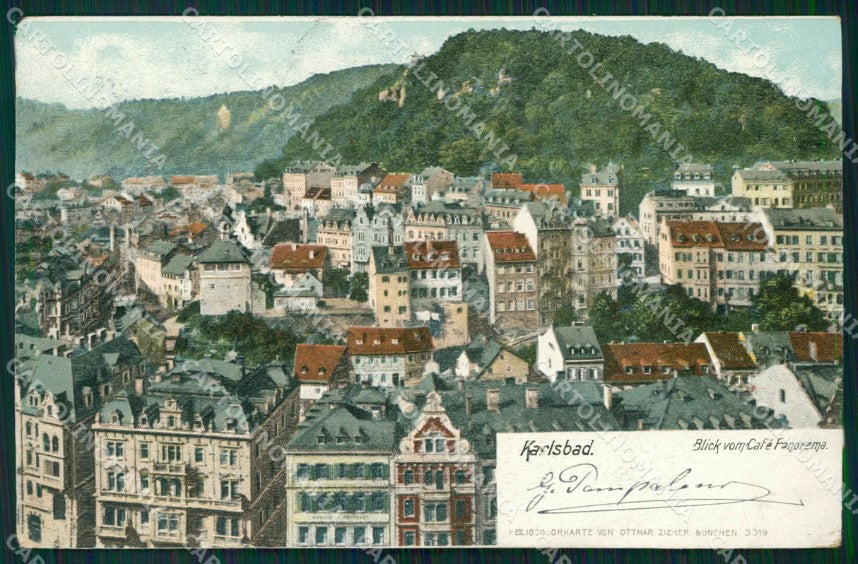 Czech Republic Karlovy Vary Karlsbad AK ansichtskarten XC7560 – fronte