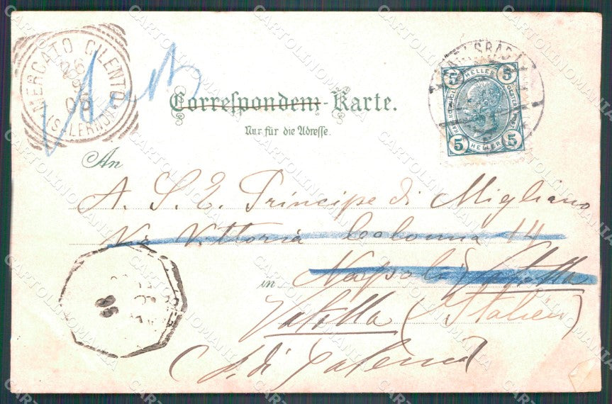 Czech Republic Karlovy Vary Karlsbad Alte Wiese AK ansichtskarten XC7564 – retro