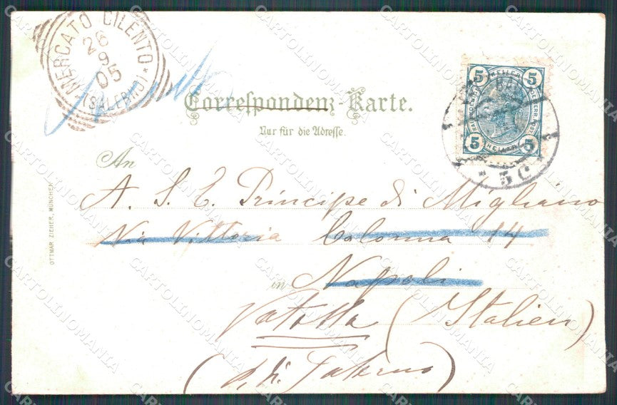 Czech Republic Karlovy Vary Karlsbad Hauptpost AK ansichtskarten XC7565 – retro