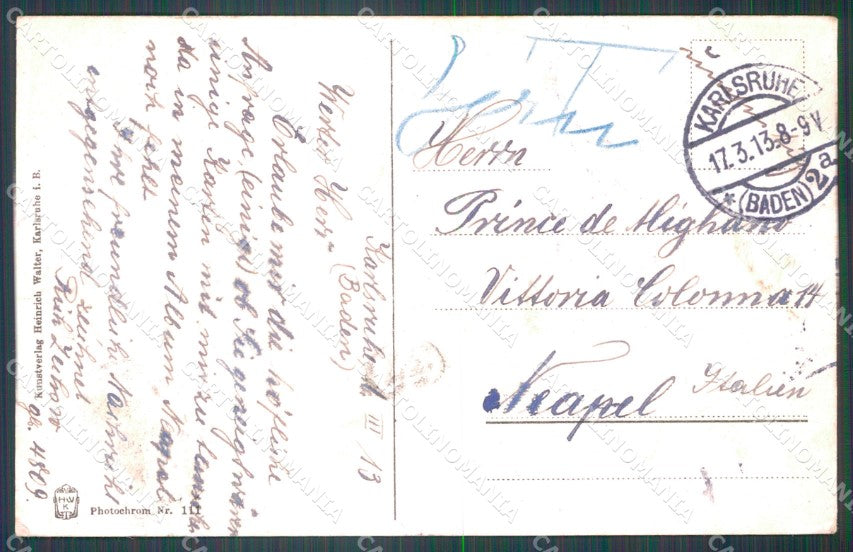 Deutschland Baden Wurttemberg Karlsruhe Lutherkirche AK ansichtskarten XC7569 – retro