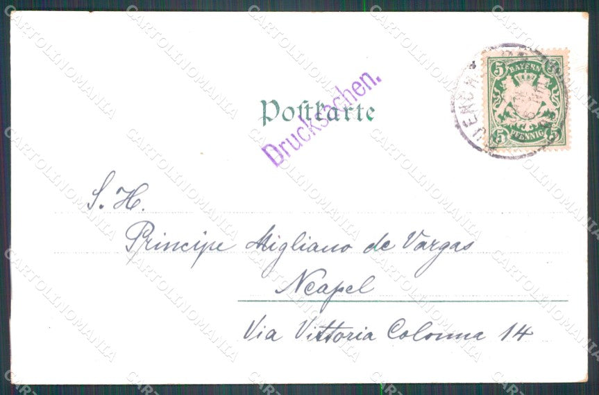 Deutschland Bayern Munchen Frstenried Palace AK ansichtskarten XC7580 – retro