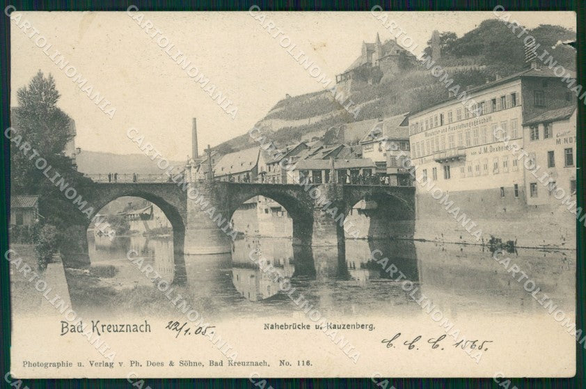 Deutschland Rheinland Pfalz Bad Kreuznach CORNER CREASED ansichtskarten XC7581 – fronte