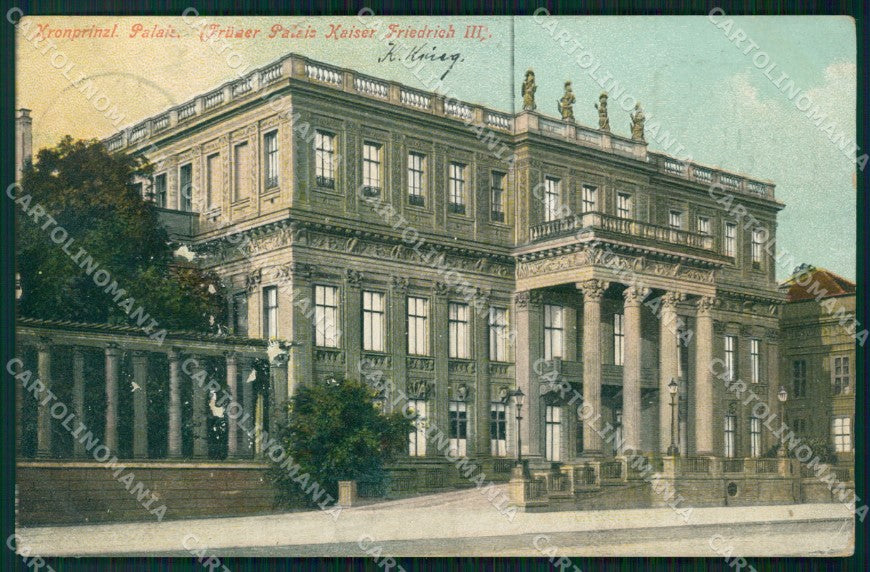 Deutschland Berlin Palais Kaiser Friedrich WRINKLES AK ansichtskarten XC7583 – fronte