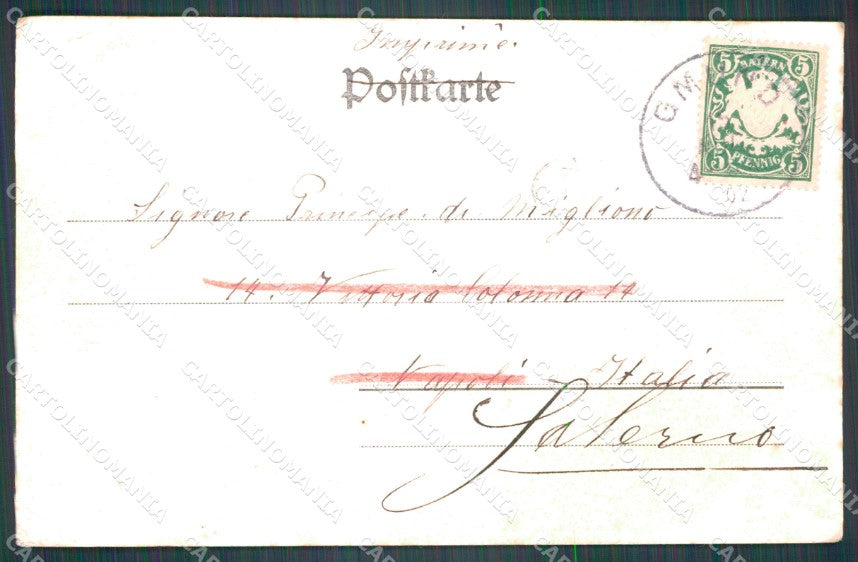 Deutschland Bayern Gmund am Tegernsee ABRADED AK ansichtskarten XC7593 – retro
