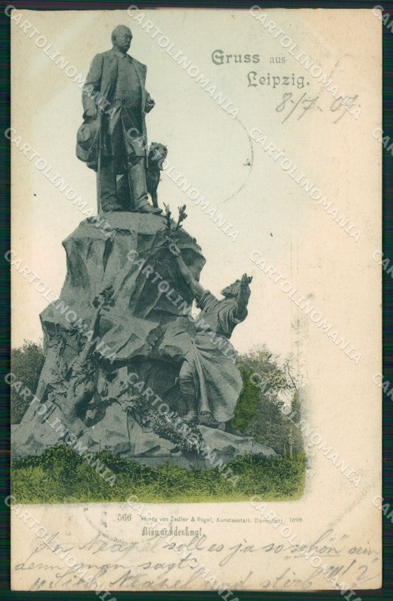 Deutschland Sachsen Leipzig Bismarckdenkmal AK ansichtskarten XC7601 – fronte