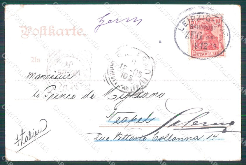 Deutschland Sachsen Leipzig CORNER CREASED AK ansichtskarten XC7602 – retro