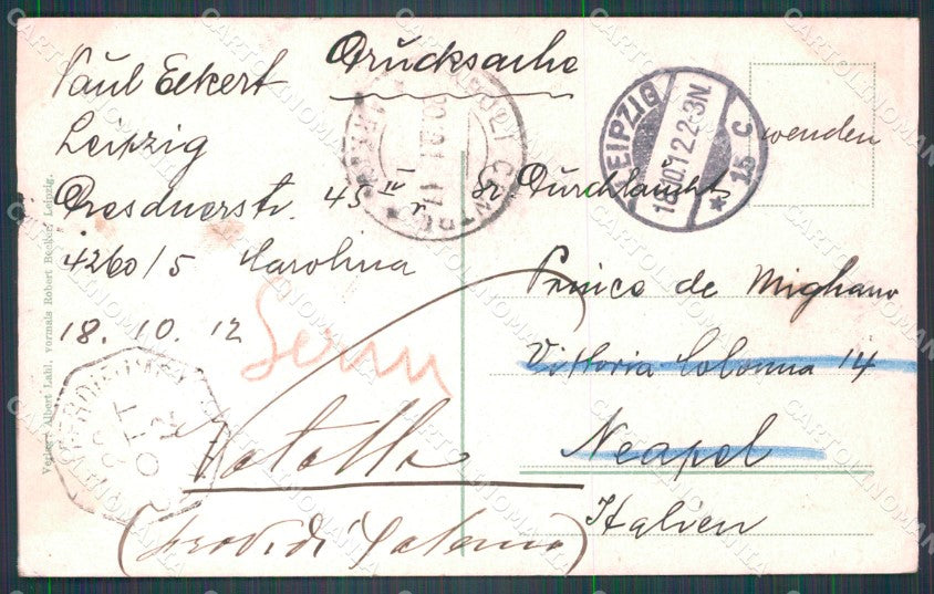 Deutschland Sachsen Leipzig Rathaus AK ansichtskarten XC7612 – retro