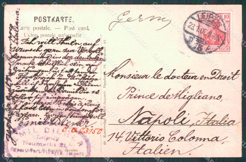 Deutschland Sachsen Leipzig Konzerthaus AK ansichtskarten XC7617 – retro