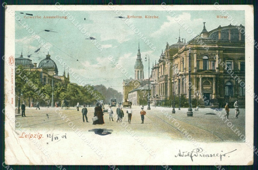 Deutschland Sachsen Leipzig CORNERS CREASED AK ansichtskarten XC7621 – fronte